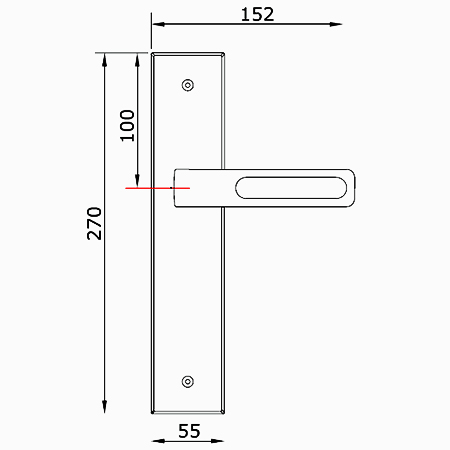 maniglia Mariani SUN 2 Linea Qbe