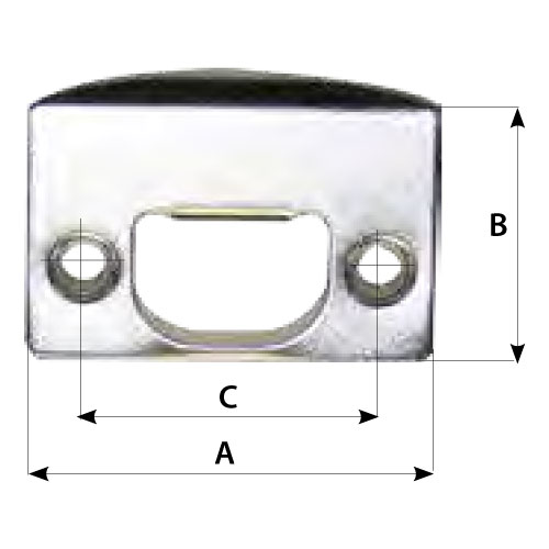 P 875 Controbordo normal Accesorio para PremiApri Serie Nova Meroni