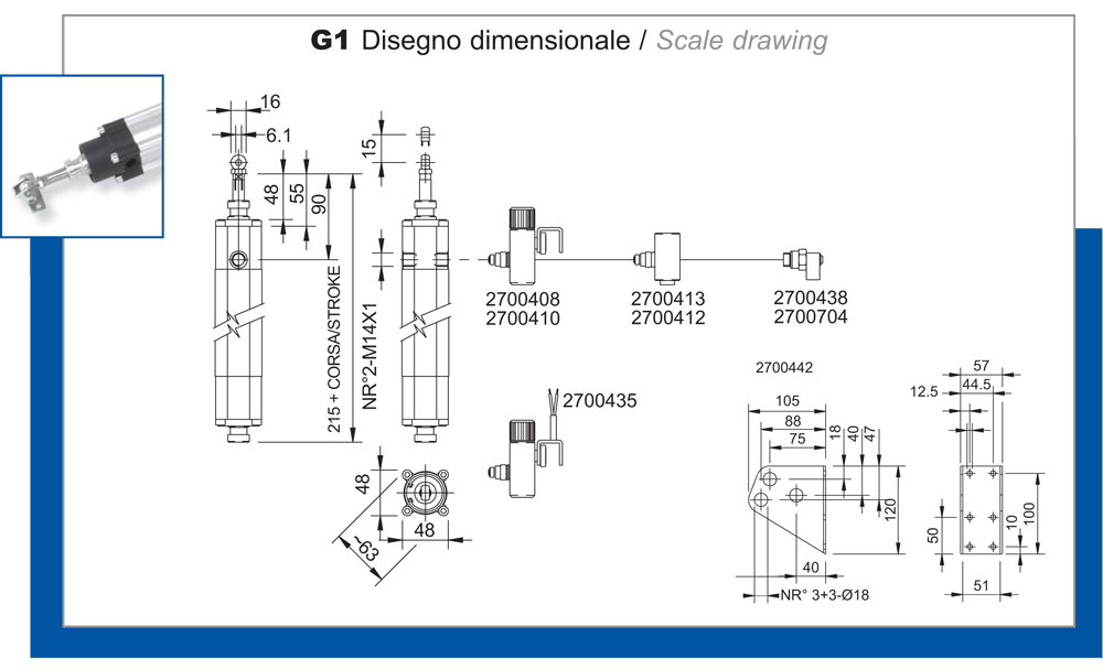 G1 attuatore pneumatico Way Mingardi