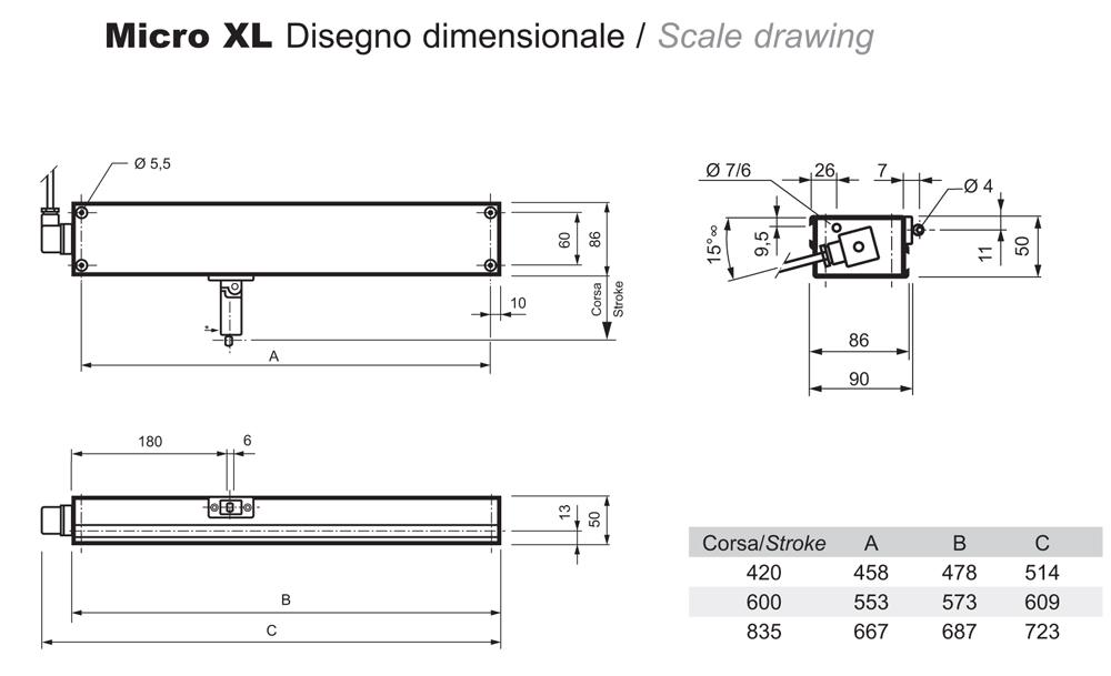 Micro XL disegno Way Mingardi Micro XL disegno Way Mingardi