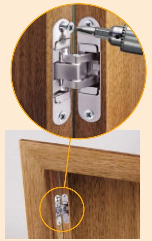 Cut Mustad vite per fissaggio cerniera ad incasso