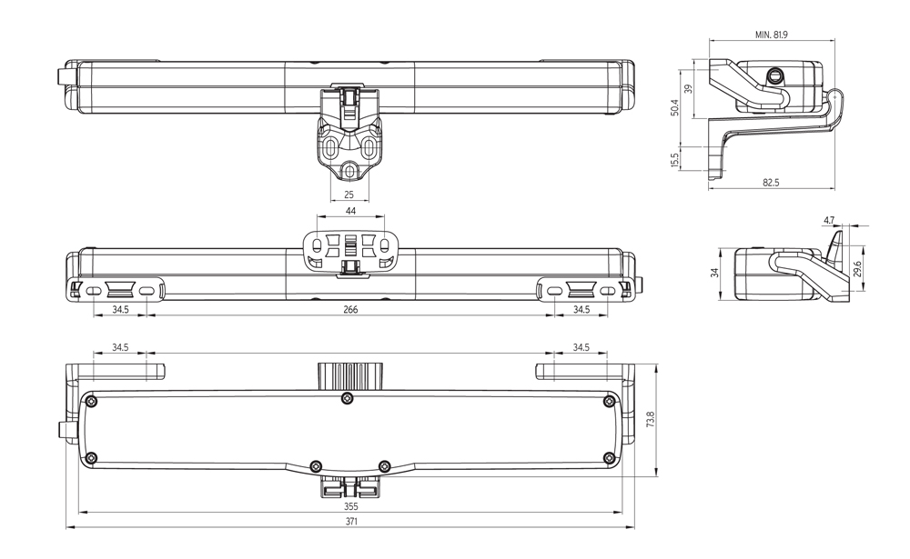 Kato 253 Nekos vasistas sporgere apertura automatica attuatore motore