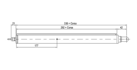 EA-L Nekos Linear Rigid-Rod Actuator in Aluminum