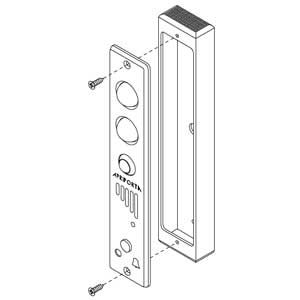 - Scatola in alluminio anodizzato argento per articolo 55014