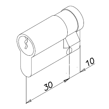 Lenght of the half cylinder​