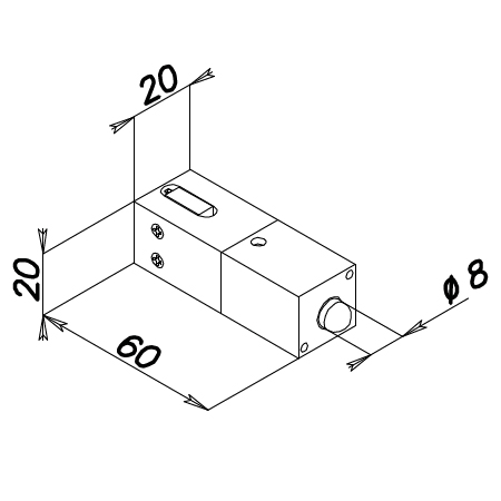 Micro SOLENOID с защелкой закрыто без питания 20913-12 Серия Quadra оперы