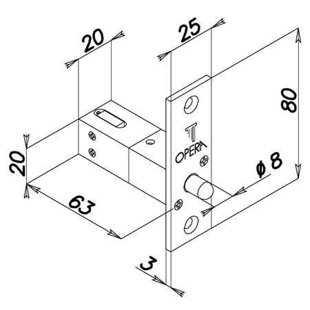 Micro SOLENOID Security закрыт без питания 20811-12 Серия Quadra оперы