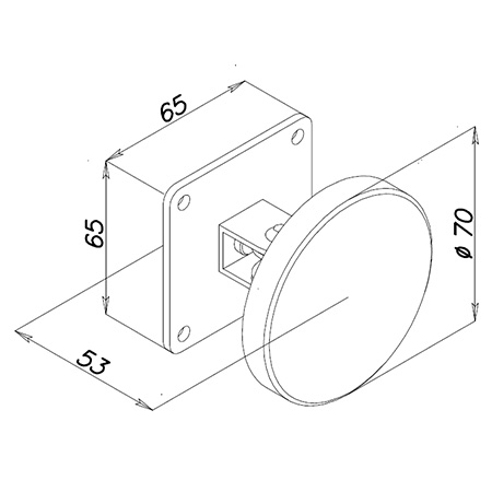 Swinging Armature Plate for Electromagnets Series 181 Opera 01815Z