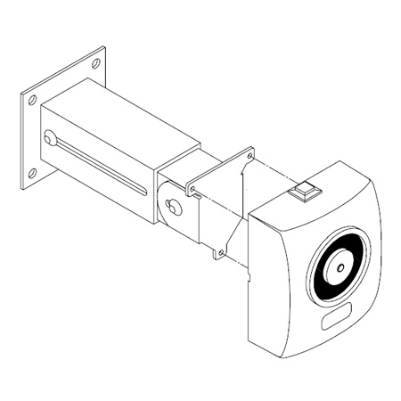 Wall mounting bracket example