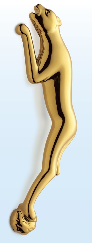 Panther Maniglione Pantera in Ottone Forgiato Elements PFS Pasini