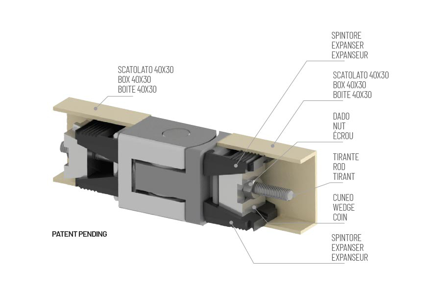 Rapid Block Ambidextrous Hinge for Grates