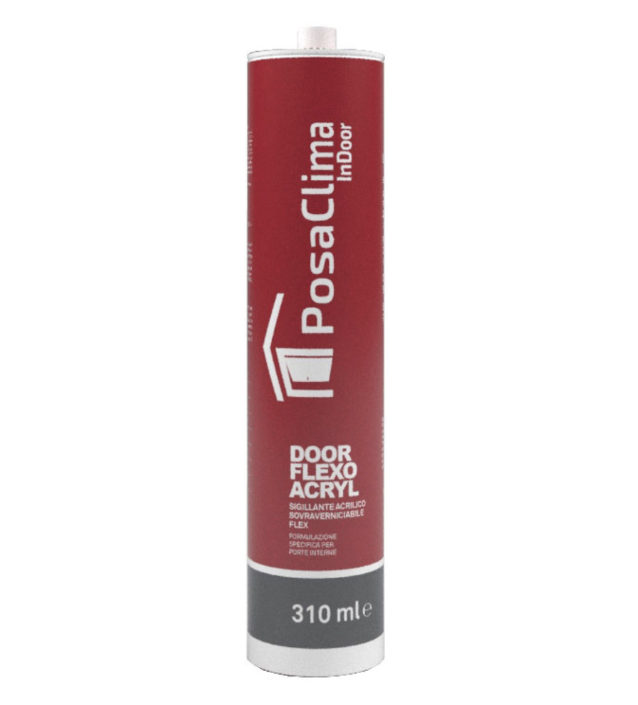 Door Flexo Acryl PosaClima InDoor - Sellador acrílico repintable - Blanco 310 ml