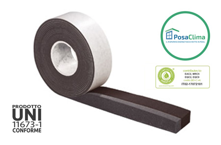 Hannoband 2E Plus XL: PosaClima multifunctional self-expanding tape