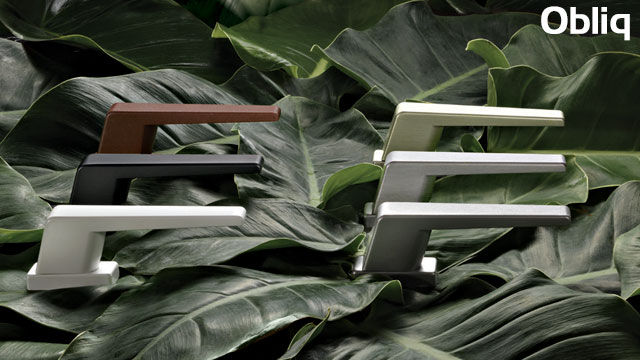 Obliq Reguitti Maniglia per Finestra DK Design Minimal Alluminio