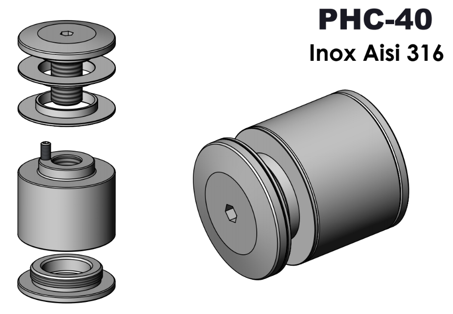 Прокладка для перил PHC-40 Inox Aisi 316 SpeedyByCasma