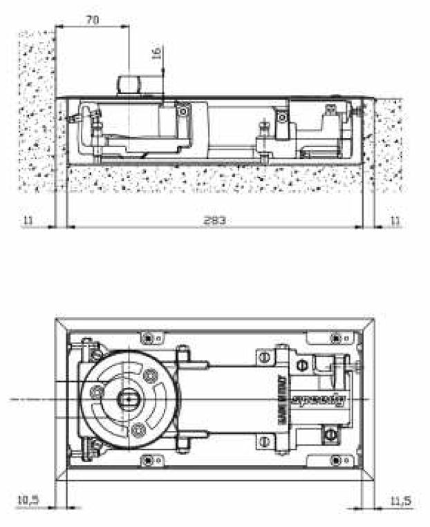 Speedy KS3000 unifamiliar cierrapuertas