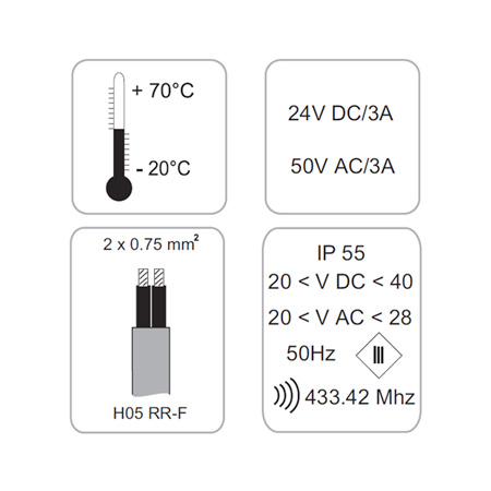 récepteur pour portail et garage motir