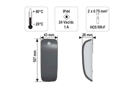 Kit installazione fotocellule di sicurezza Somfy