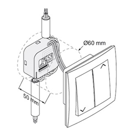 Récepteur Somfy SHUTTER IN-WALL - Euromatik