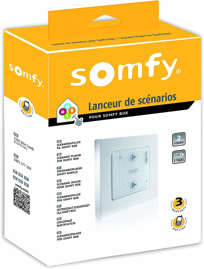 Telecomando per TaHoma a 2 Scenari Somfy 2401221