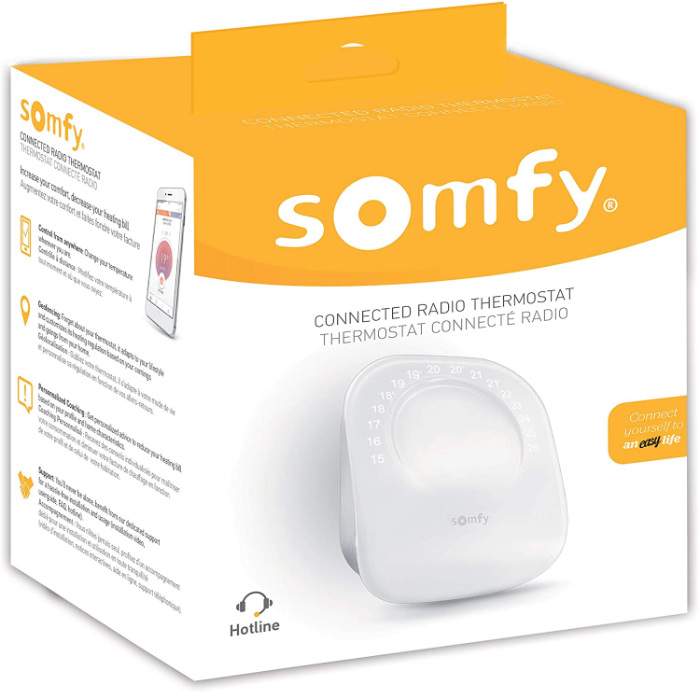 Termostato Wifi Somfy Connesso Wireless Radio Programmabile