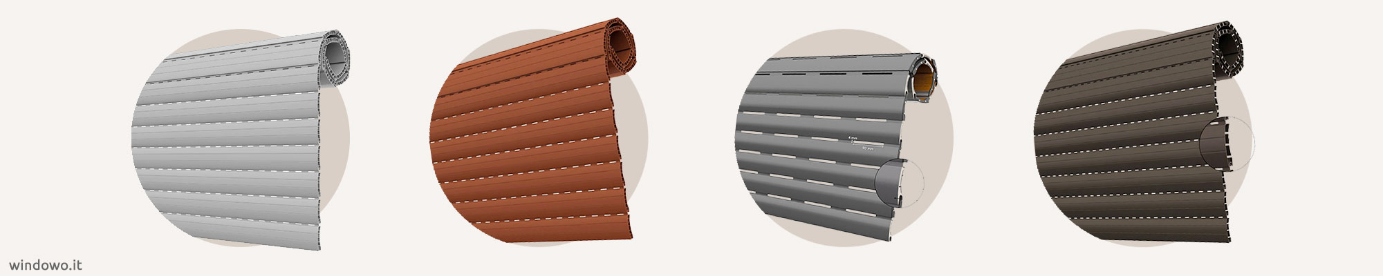 PVC Fensterläden aus Kunststoff