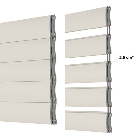 Persiana enrollable de aluminio Pinto Double Space
