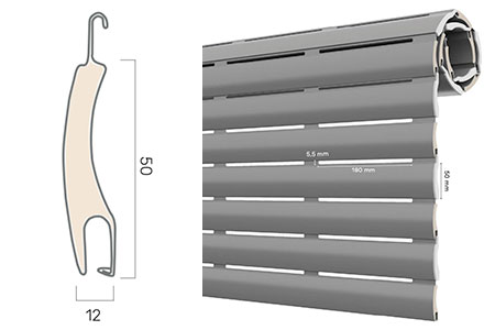 medidas de la lama de persiana de aluminio arialuce