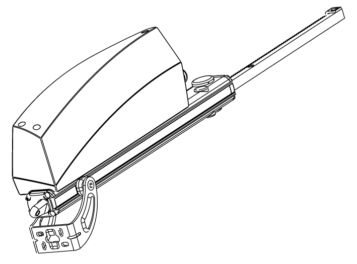 T80 Topp attuatore a cremagliera apertura a sporgere