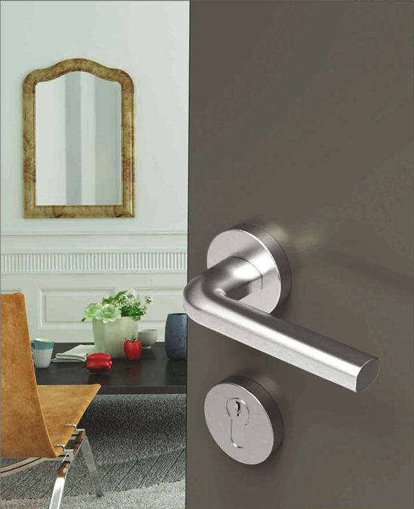 Maniglia elegante in acciaio inox satinato Tropex Kreta Maniglia elegante in acciaio inox satinato Tropex Kreta