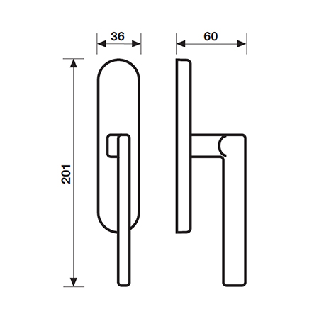 Dimension behandeln Fenstertäler und Täler Oberon