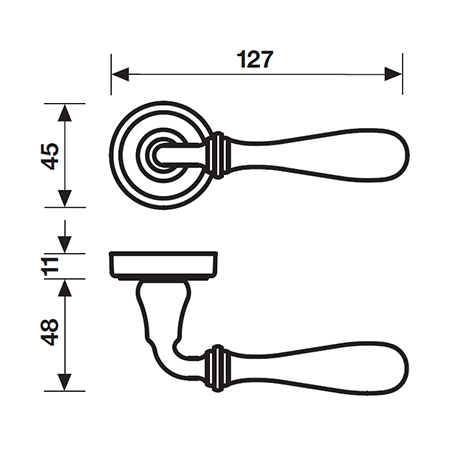 rustic handle measure antares valli & valli