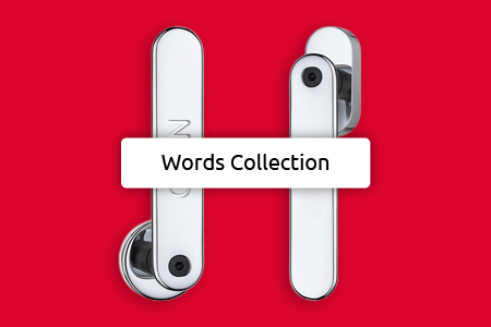 Valli&Valli collection of handles windows words