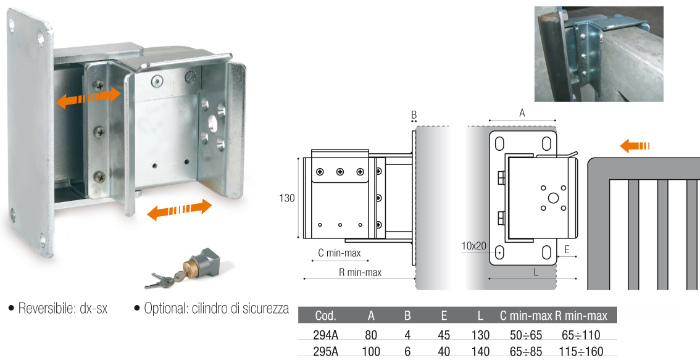 Adjustable Safety Limit Stop to Be Fixed for Sliding Gate