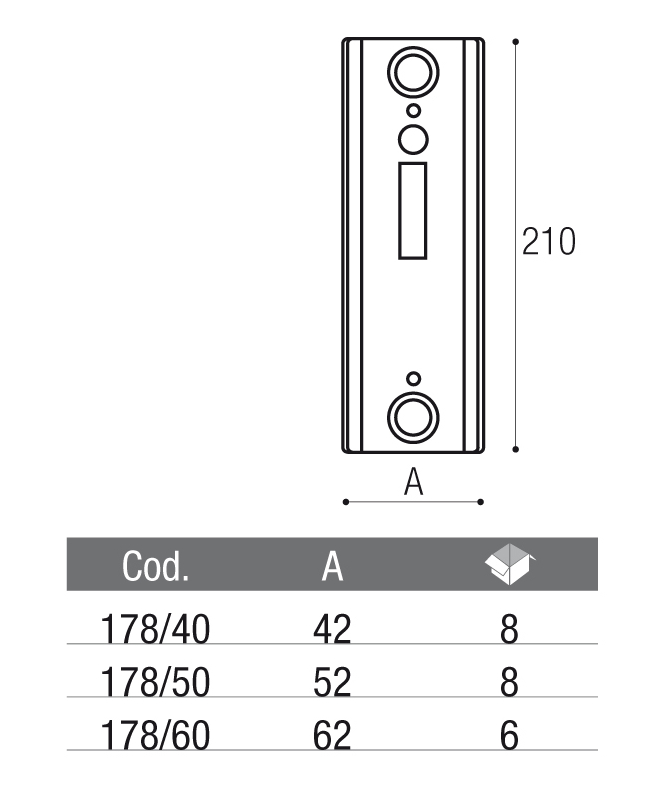 Striker for Hook Lock - Solutions for Sliding Gate