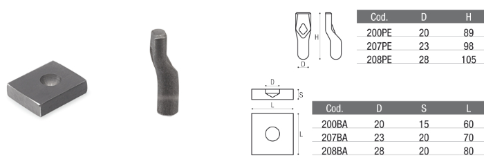 Pin to Be Welded and Plate Accessories for Swing Gates