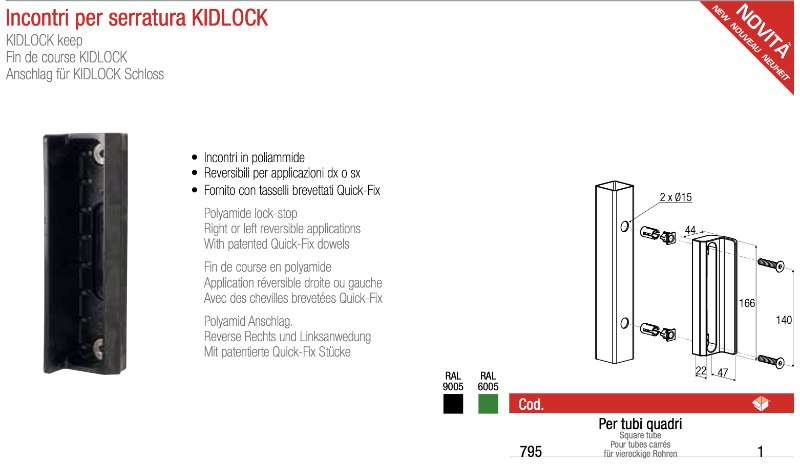 KIDLOCK ADEM Brevetti Adem