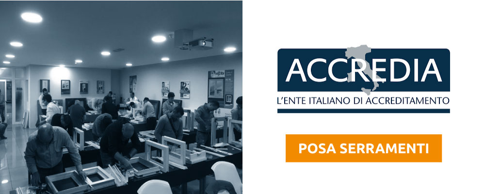 accredia certificato serramenti
