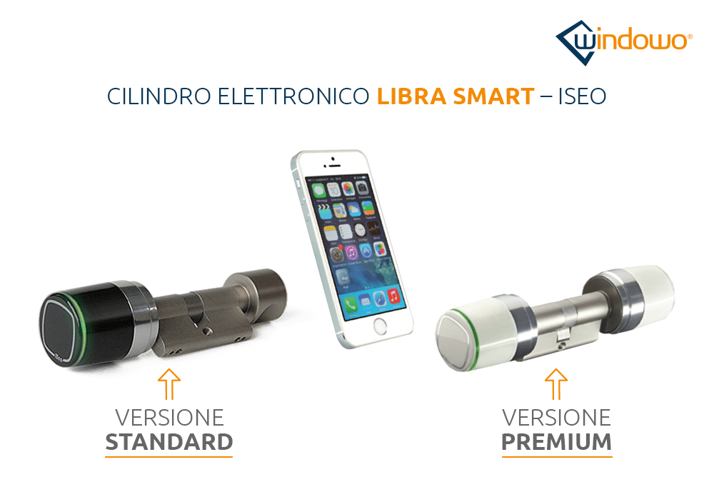 electronic cylinder libra smart iseo access control