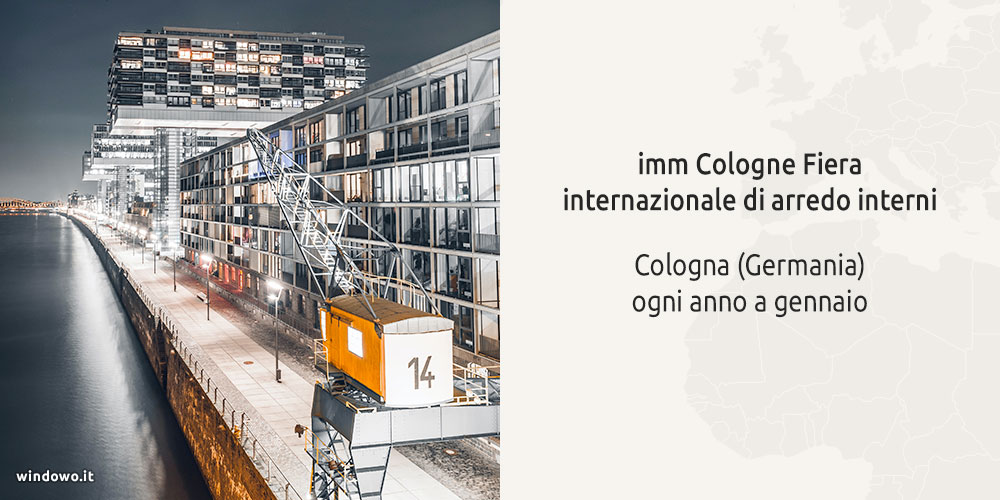IMM Cologne in Cologne (Germany): international fair for interior design