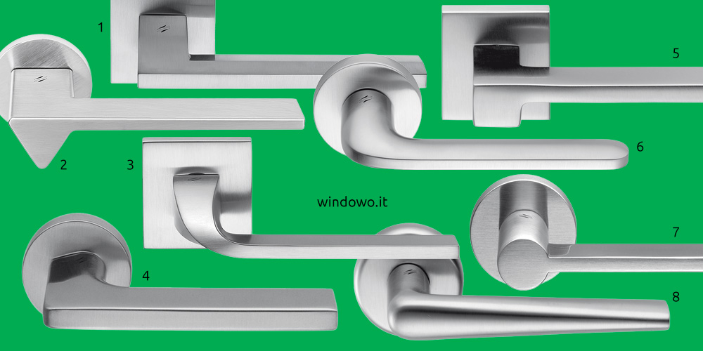 Firm Grasp Due colori interior zinco galvanizzato Evmolpia argento rotazione serratura cromo nichel satinato in acciaio INOX di qualità premium per tutte le porte interne Maniglie