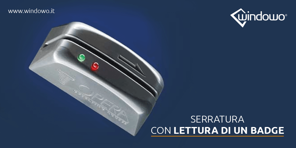 serratura con badge