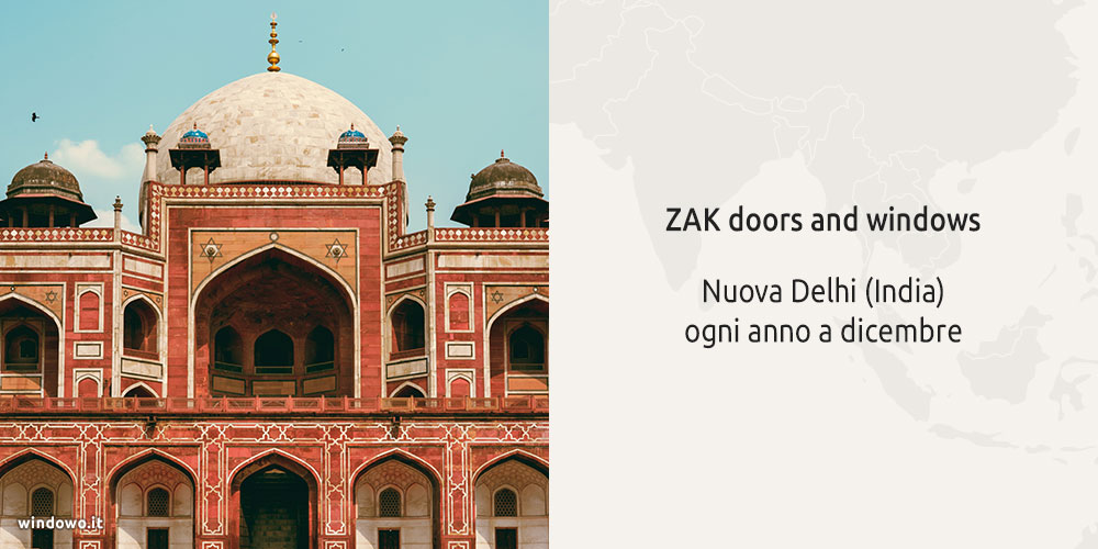 Зак Нью-Дели Индия международная выставка оконных дверей