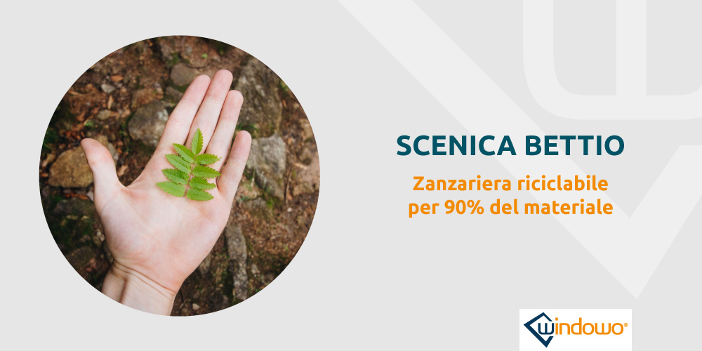 Scénica bettio mosquitera 90% reciclable