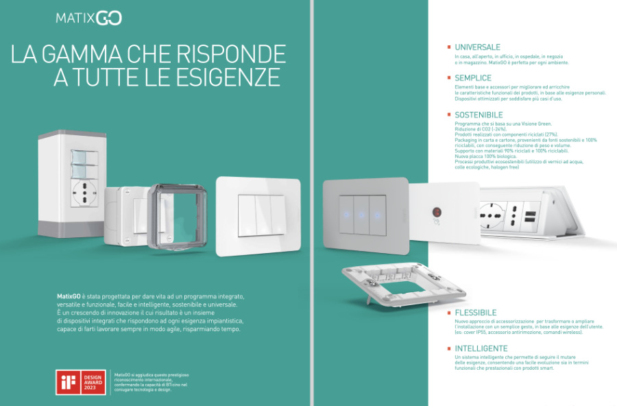 MatixGO BTicino - Gamma Placche e Interruttori - Catalogo Prodotti