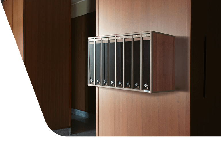 Custom Interior Mailboxes - Model R - Classic Vertical