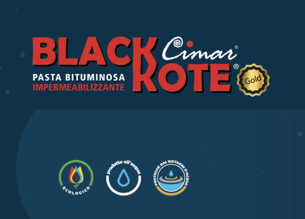 Bitume Liquido Impermeabilizzante Blackkote Gold Cimar