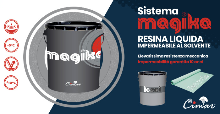 Resina per Impermeabilizzare al Solvente Resistente Magika