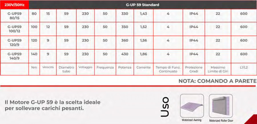 Motore DDR G-UP 59