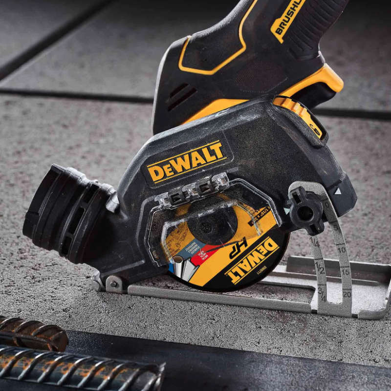 Mini troncatrice DeWalt DCS438E2T-QW